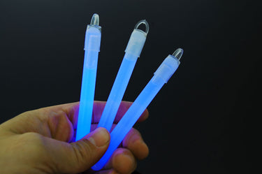 4 inch 10mm Aqua Glow Sticks- 25 Per Package